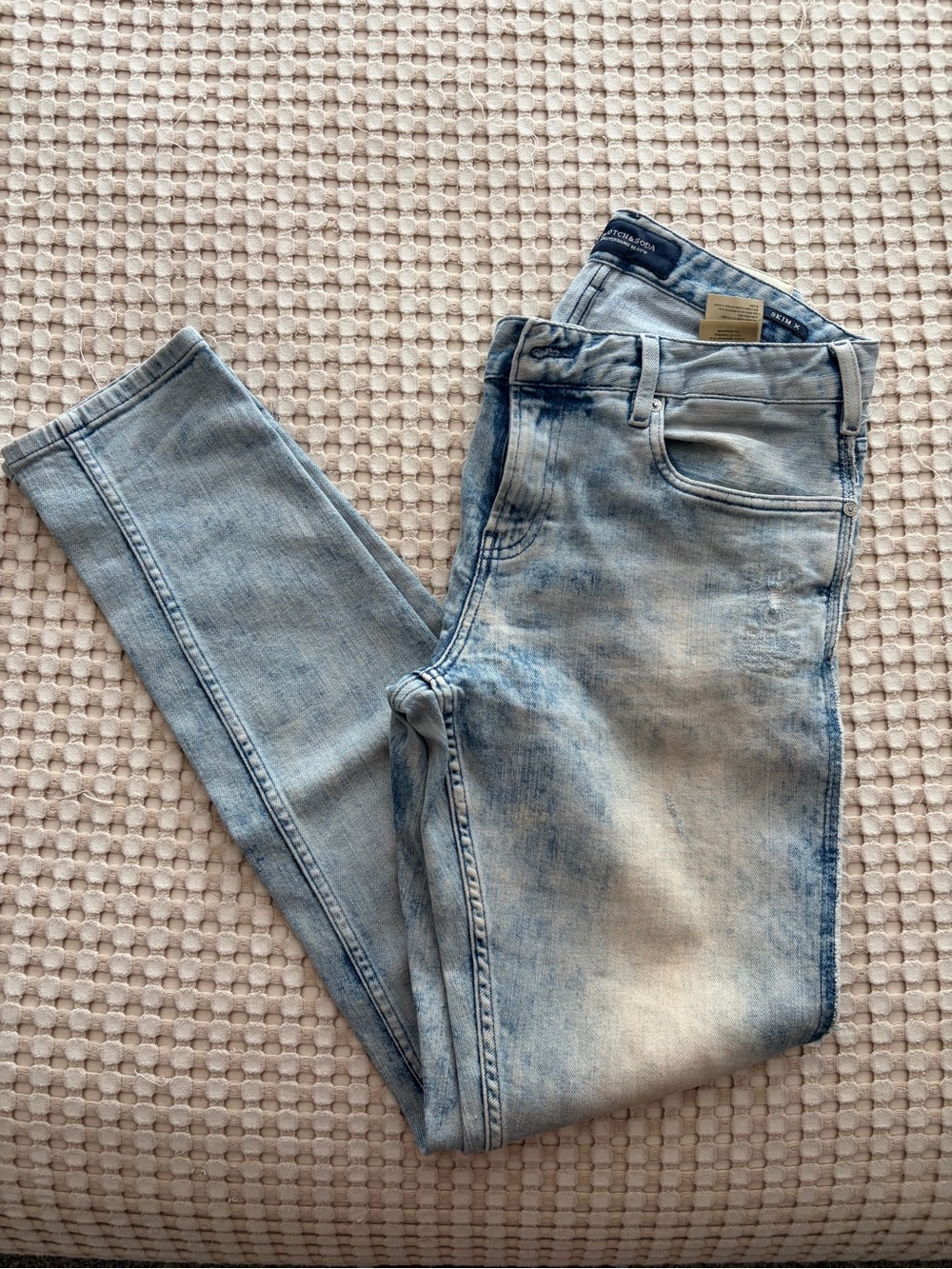 Scotch & Soda Light Blue Skinny Jeans